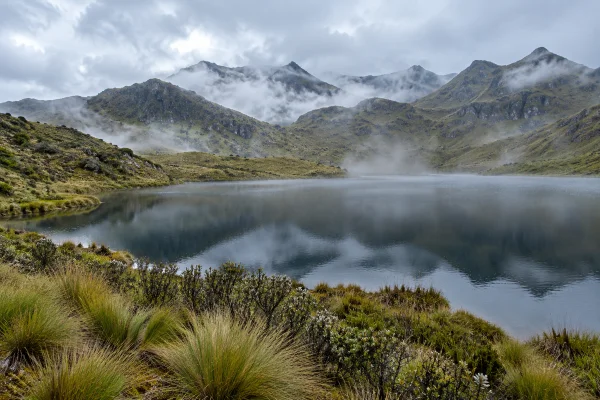 Misty highland lagoon in Piura, 1 of 7 northern Peru regions in the 2022 San Pedro heritage declaration